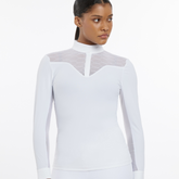 LeMieux Emily Long Sleeve Show Shirt in White